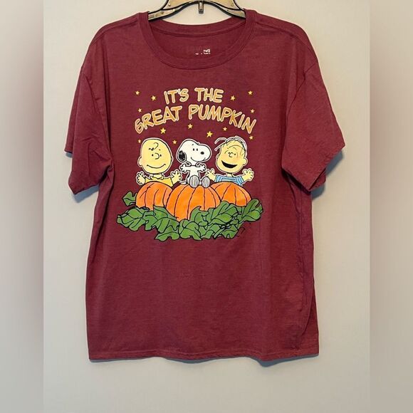 Peanuts “It’s the Great Pumpkin” Unisex Tee, size L/XL - Picture 1 of 3